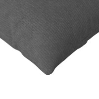 Produktbild för Sofakuddar 2 pcs Mörkgrå 200 x 40 cm Kordread tyg