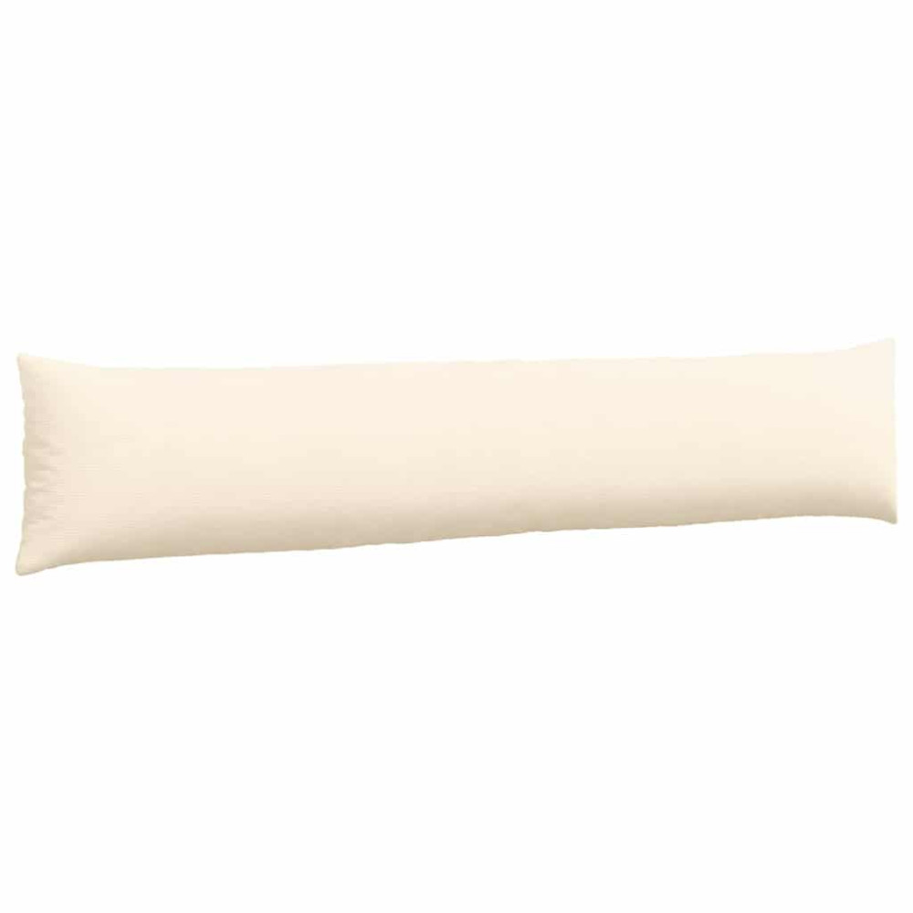 Produktbild för Sofakuddar 2 pcs Kräm 200 x 40 cm Kordread tyg