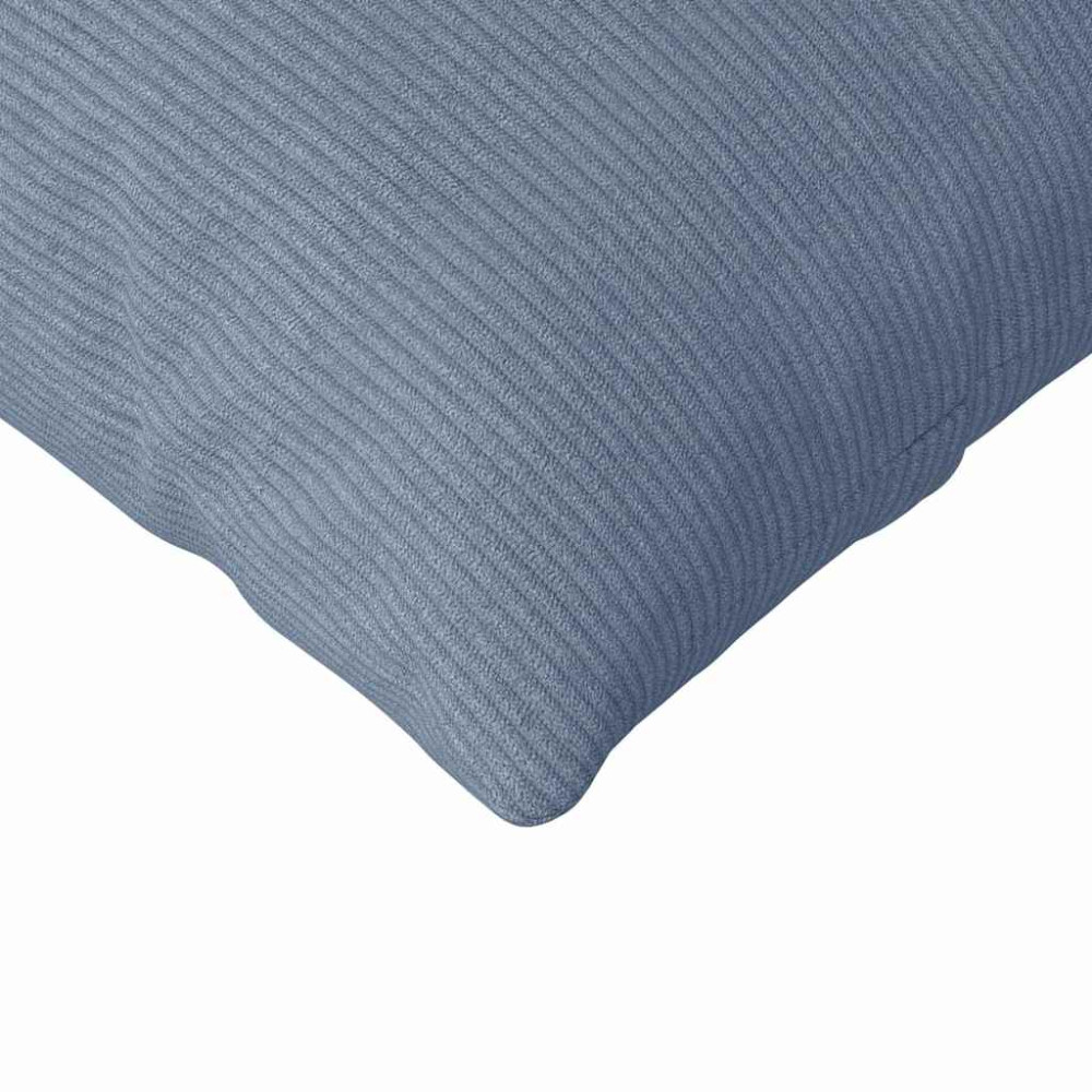Produktbild för Sofakuddar 2 pcs Blå 200 x 40 cm Kordread tyg