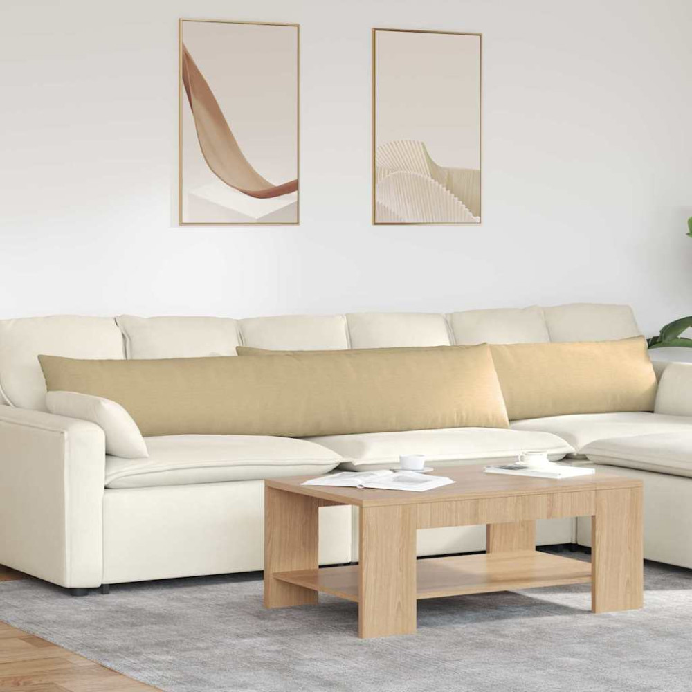 Produktbild för Sofakuddar 2 pcs Grågrön 200 x 40 cm Kordread tyg