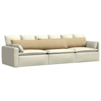 Produktbild för Sofakuddar 2 pcs Grågrön 200 x 40 cm Kordread tyg
