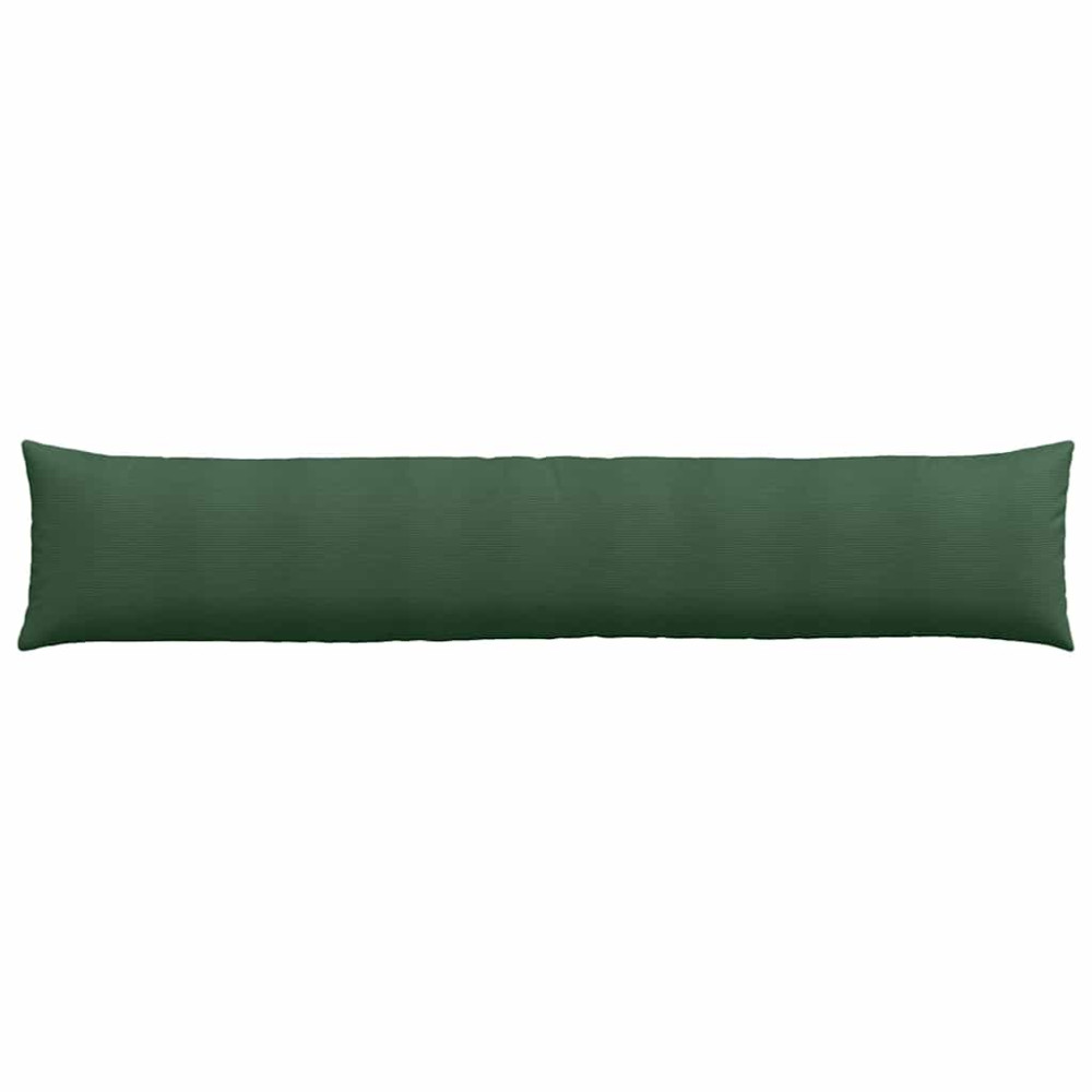 Produktbild för Sofakuddar 2 pcs Mörkgrön 200 x 40 cm Kordread tyg