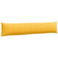 Produktbild för Sofakuddar 2 pcs Ljusgul 200 x 40 cm Kordread tyg