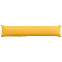 Produktbild för Sofakuddar 2 pcs Ljusgul 200 x 40 cm Kordread tyg