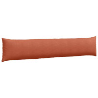 Produktbild för Sofakuddar 2 pcs Röd orange 200 x 40 cm Kordread tyg