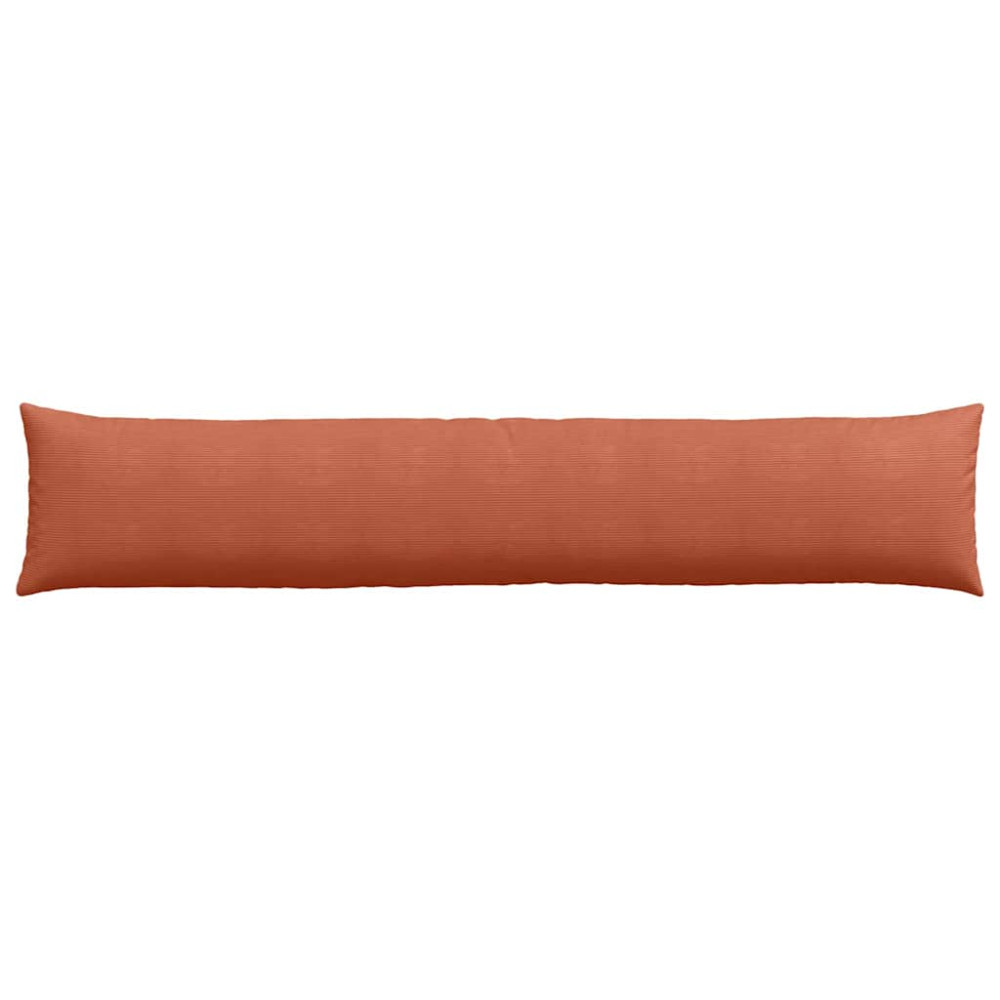 Produktbild för Sofakuddar 2 pcs Röd orange 200 x 40 cm Kordread tyg