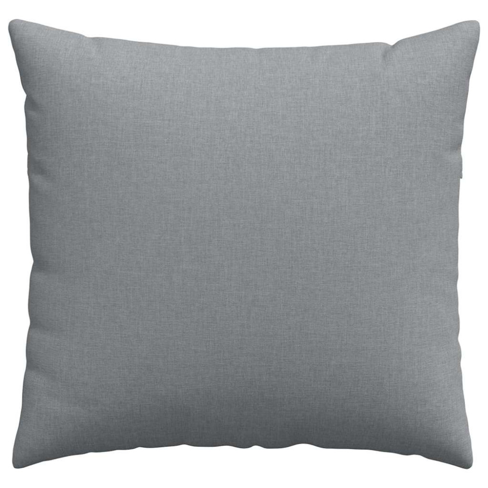 Produktbild för Sofakuddar 2 pcs Ljusgrå 45 x 45 cm tyg