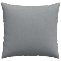 Produktbild för Sofakuddar 2 pcs Ljusgrå 45 x 45 cm tyg