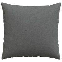 Produktbild för Sofakuddar 2 pcs Mörkgrå 45 x 45 cm tyg