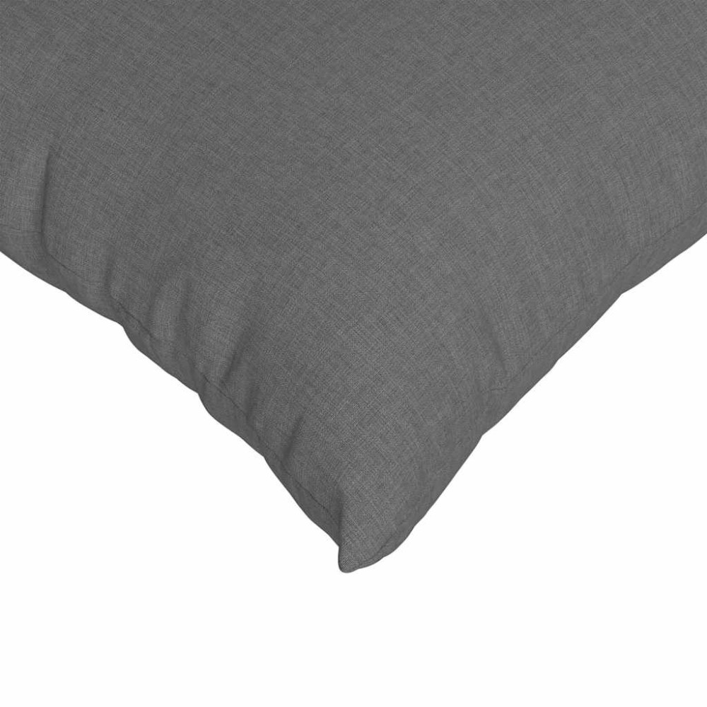 Produktbild för Sofakuddar 2 pcs Mörkgrå 45 x 45 cm tyg