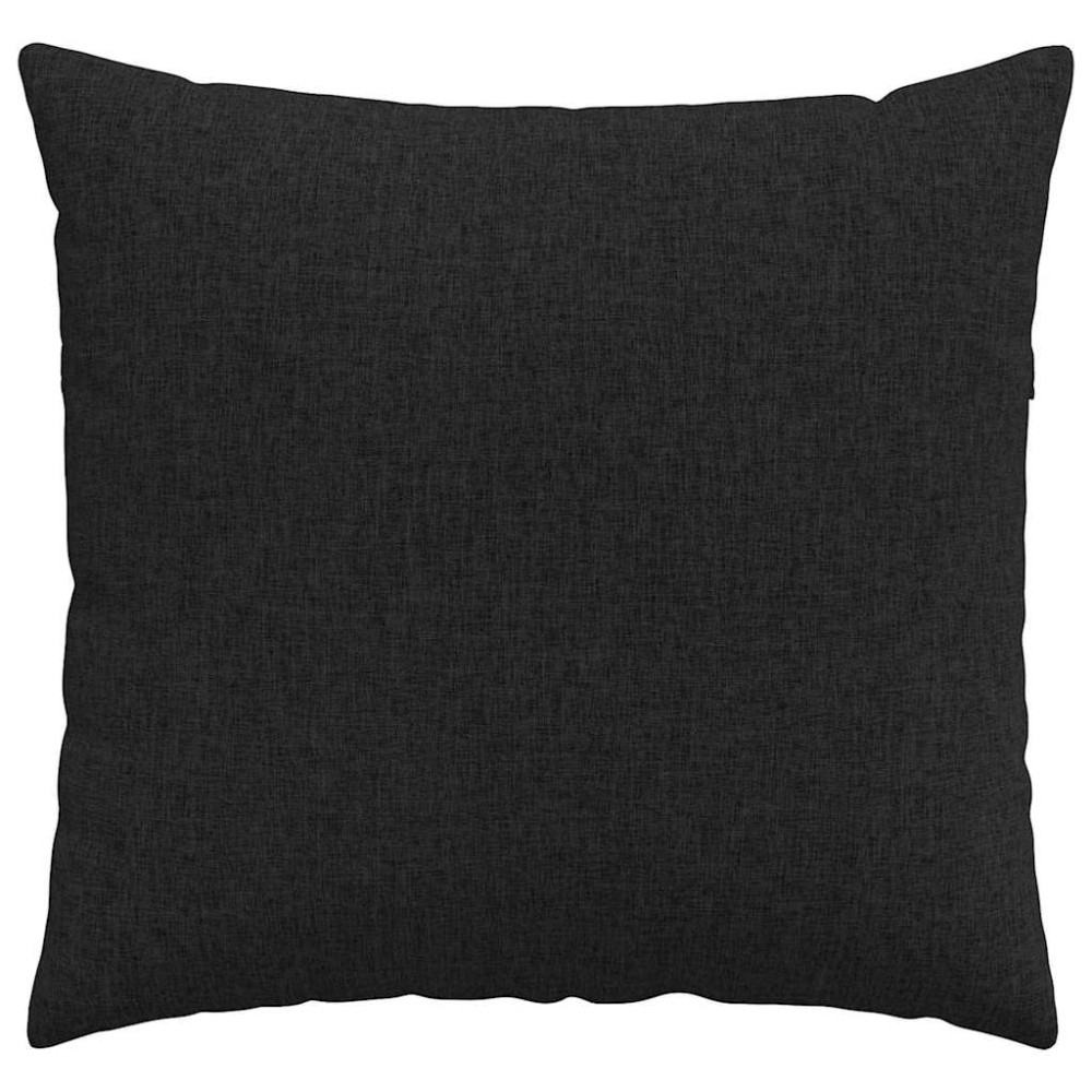 Produktbild för Sofakuddar 2 pcs Svart 45 x 45 cm tyg