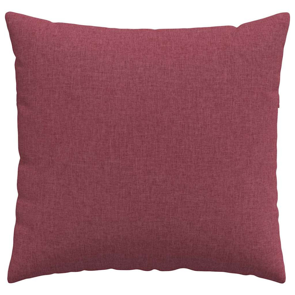 Produktbild för Sofakuddar 2 pcs Vinröd 45 x 45 cm tyg