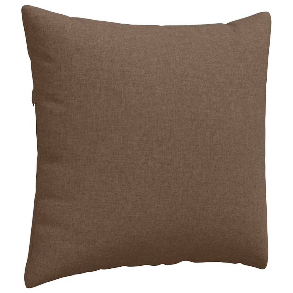 Produktbild för Sofakuddar 2 pcs Brun 45 x 45 cm tyg