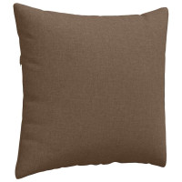 Produktbild för Sofakuddar 2 pcs Brun 45 x 45 cm tyg