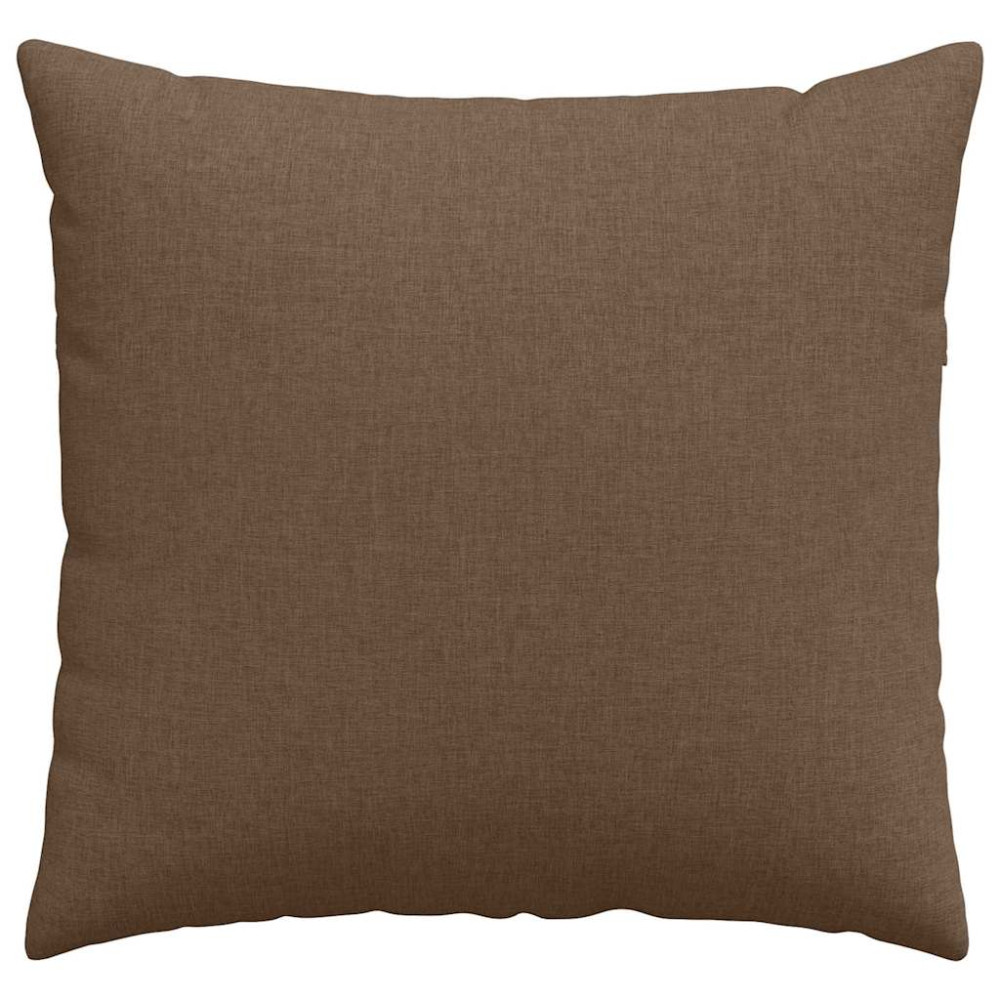 Produktbild för Sofakuddar 2 pcs Brun 45 x 45 cm tyg
