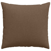 Produktbild för Sofakuddar 2 pcs Brun 45 x 45 cm tyg