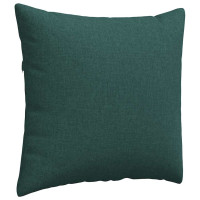 Produktbild för Sofakuddar 2 pcs Mörkgrön 45 x 45 cm tyg