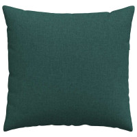 Produktbild för Sofakuddar 2 pcs Mörkgrön 45 x 45 cm tyg