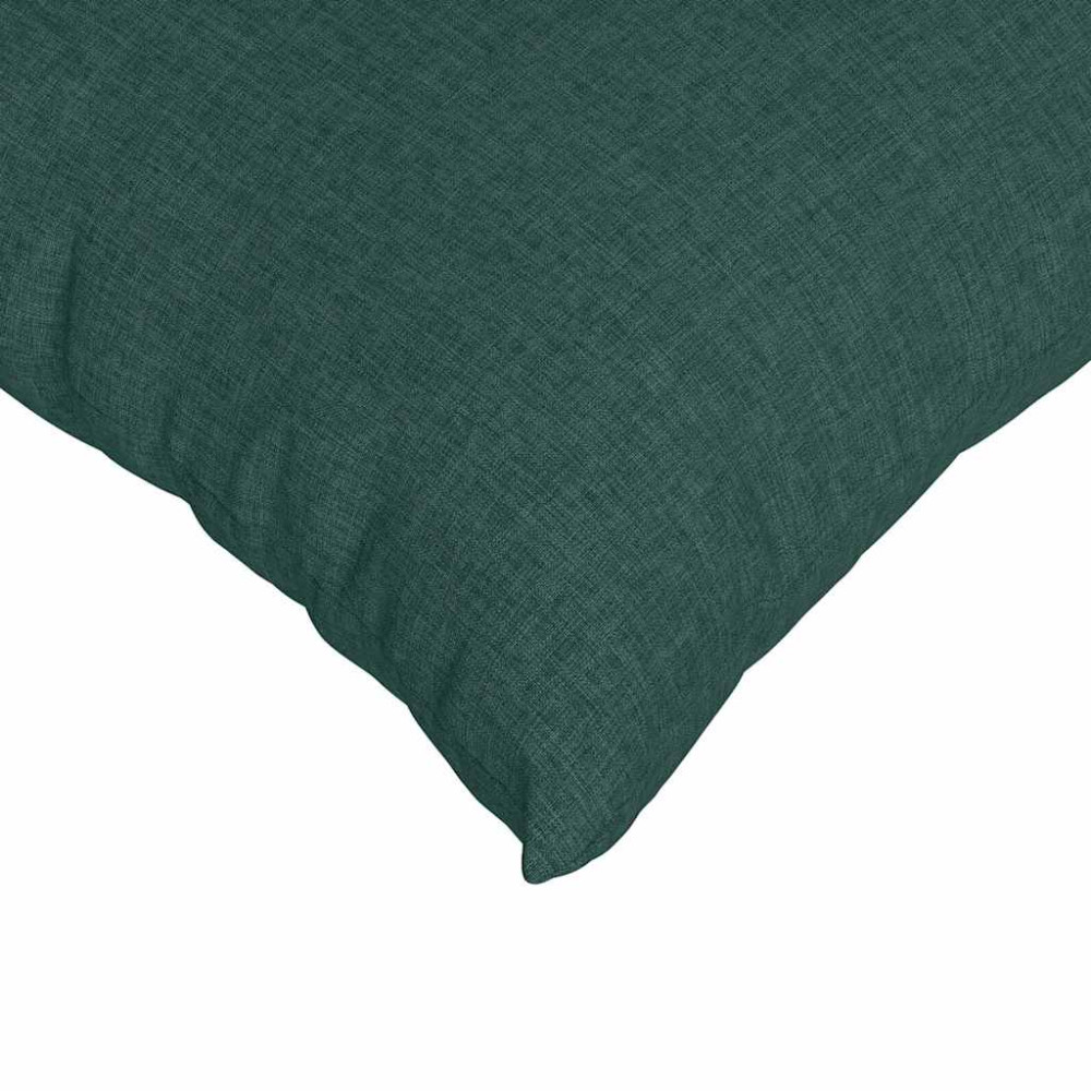Produktbild för Sofakuddar 2 pcs Mörkgrön 45 x 45 cm tyg