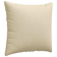 Produktbild för Sofakuddar 2 pcs Kräm 45 x 45 cm tyg