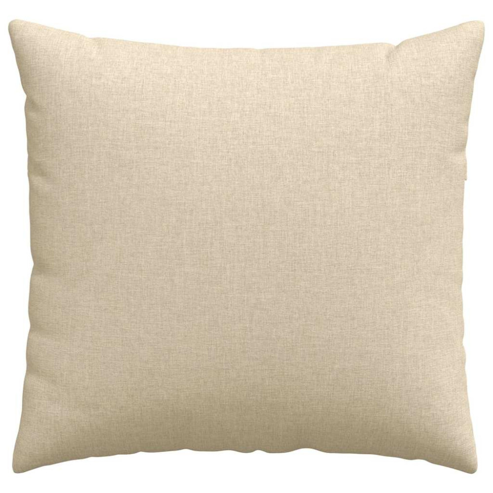 Produktbild för Sofakuddar 2 pcs Kräm 45 x 45 cm tyg