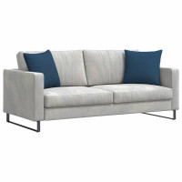 Produktbild för Sofakuddar 2 pcs Blå 45 x 45 cm tyg