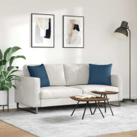 Produktbild för Sofakuddar 2 pcs Blå 45 x 45 cm tyg