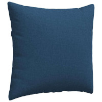 Produktbild för Sofakuddar 2 pcs Blå 45 x 45 cm tyg
