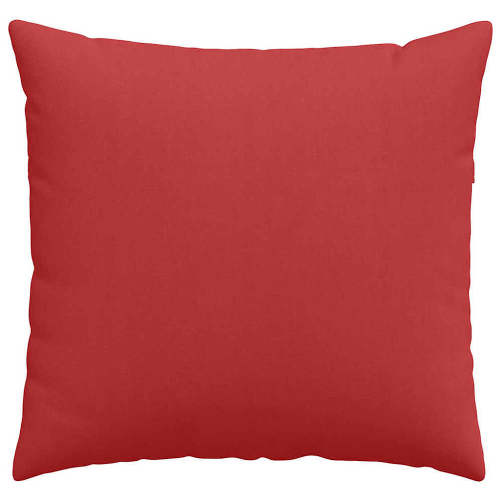 Produktbild för Sofakuddar 2 pcs Röd 45 x 45 cm tyg