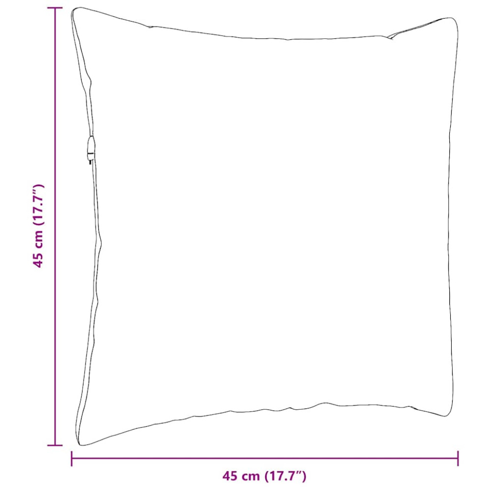 Produktbild för Sofakuddar 2 pcs Moln Grå 45 x 45 cm tyg