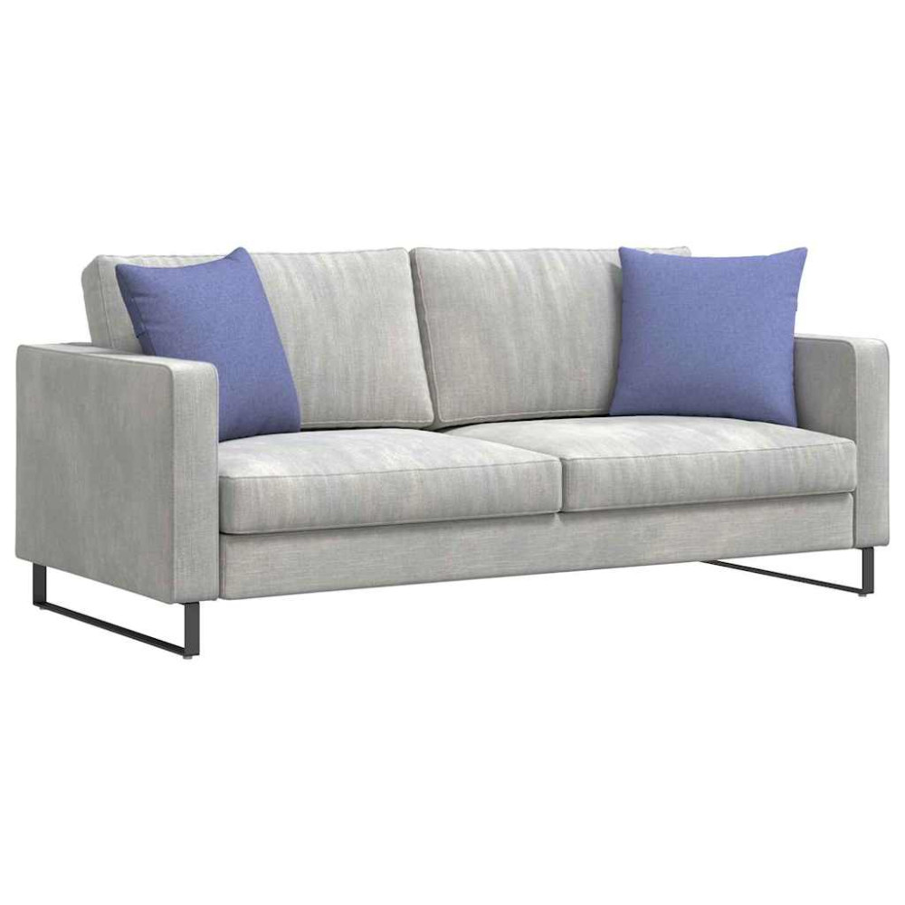 Produktbild för Sofakuddar 2 pcs Jeansblå 45 x 45 cm tyg