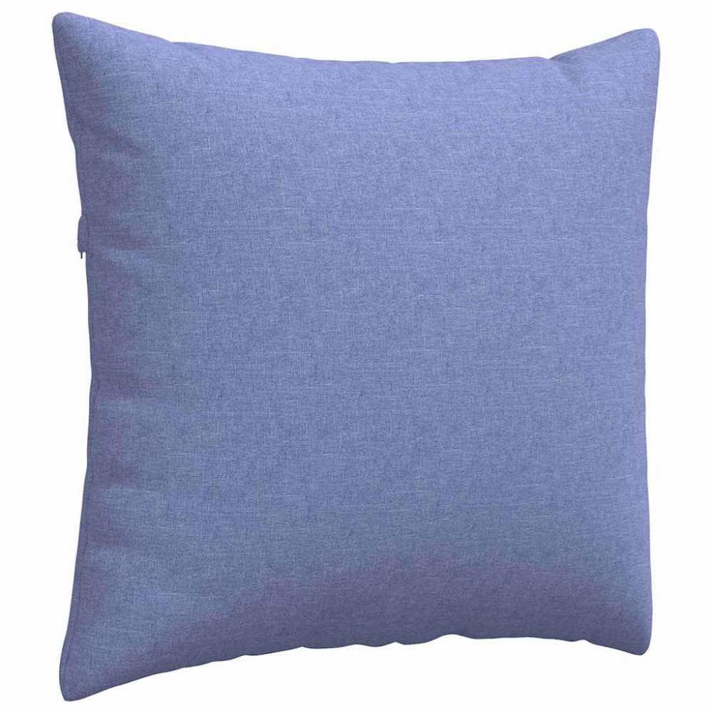 Produktbild för Sofakuddar 2 pcs Jeansblå 45 x 45 cm tyg