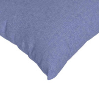 Produktbild för Sofakuddar 2 pcs Jeansblå 45 x 45 cm tyg