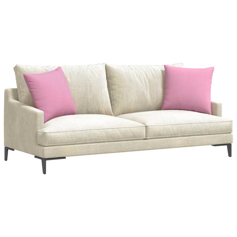 Produktbild för Sofakuddar 2 pcs Rosa 45 x 45 cm tyg