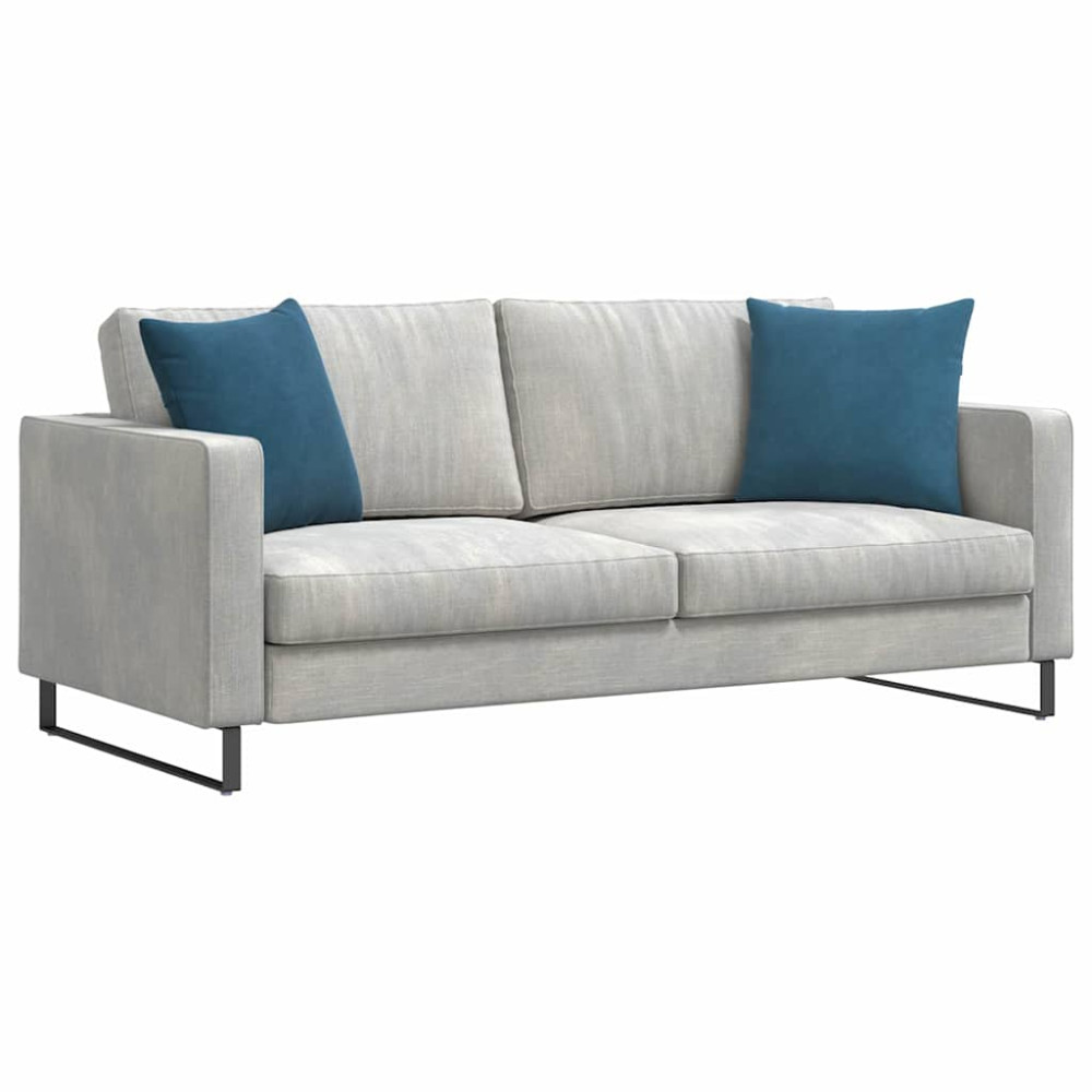 Produktbild för Sofakuddar 2 pcs Blå 45 x 45 cm Kordread tyg