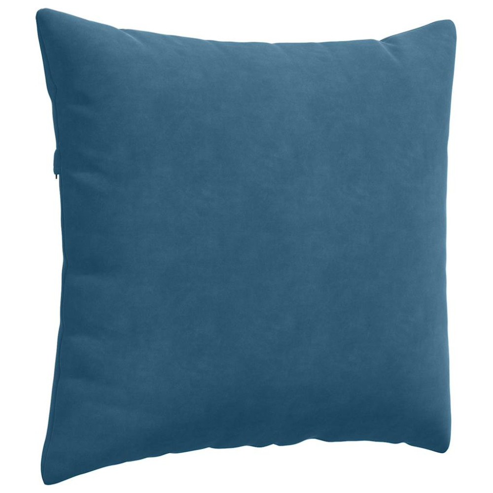 Produktbild för Sofakuddar 2 pcs Blå 45 x 45 cm Kordread tyg