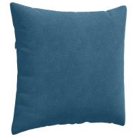 Produktbild för Sofakuddar 2 pcs Blå 45 x 45 cm Kordread tyg