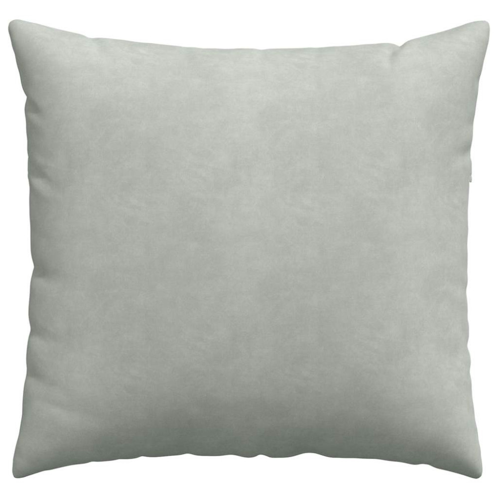 Produktbild för Sofakuddar 2 pcs Ljusgrå 45 x 45 cm Kordread tyg