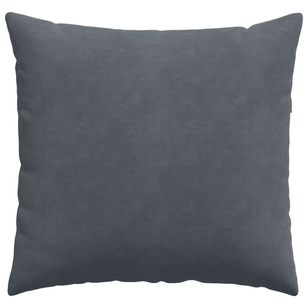 Produktbild för Sofakuddar 2 pcs Mörkgrå 45 x 45 cm Kordread tyg