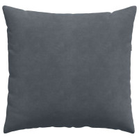 Produktbild för Sofakuddar 2 pcs Mörkgrå 45 x 45 cm Kordread tyg