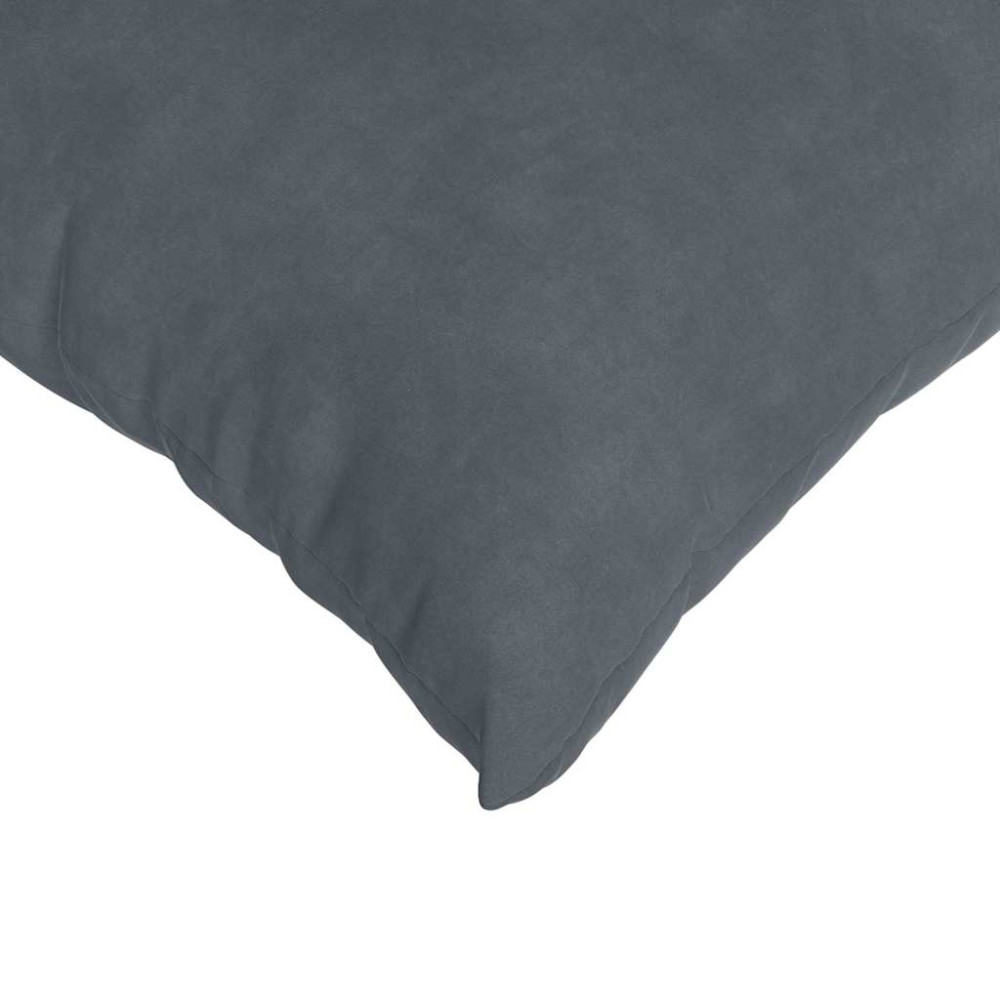 Produktbild för Sofakuddar 2 pcs Mörkgrå 45 x 45 cm Kordread tyg