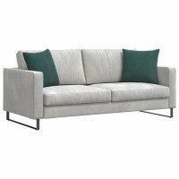 Produktbild för Sofakuddar 2 pcs Mörkgrön 45 x 45 cm Kordread tyg