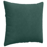 Produktbild för Sofakuddar 2 pcs Mörkgrön 45 x 45 cm Kordread tyg