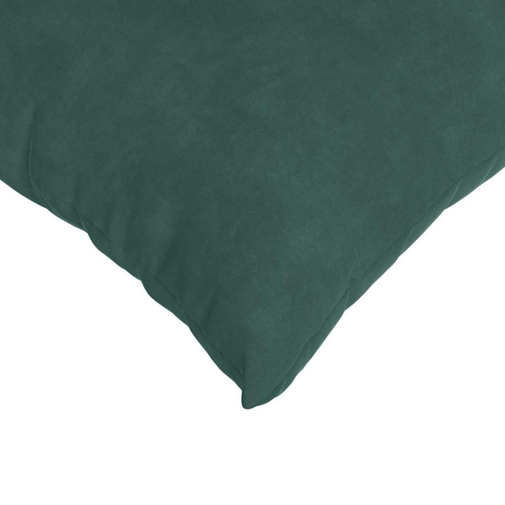 Produktbild för Sofakuddar 2 pcs Mörkgrön 45 x 45 cm Kordread tyg