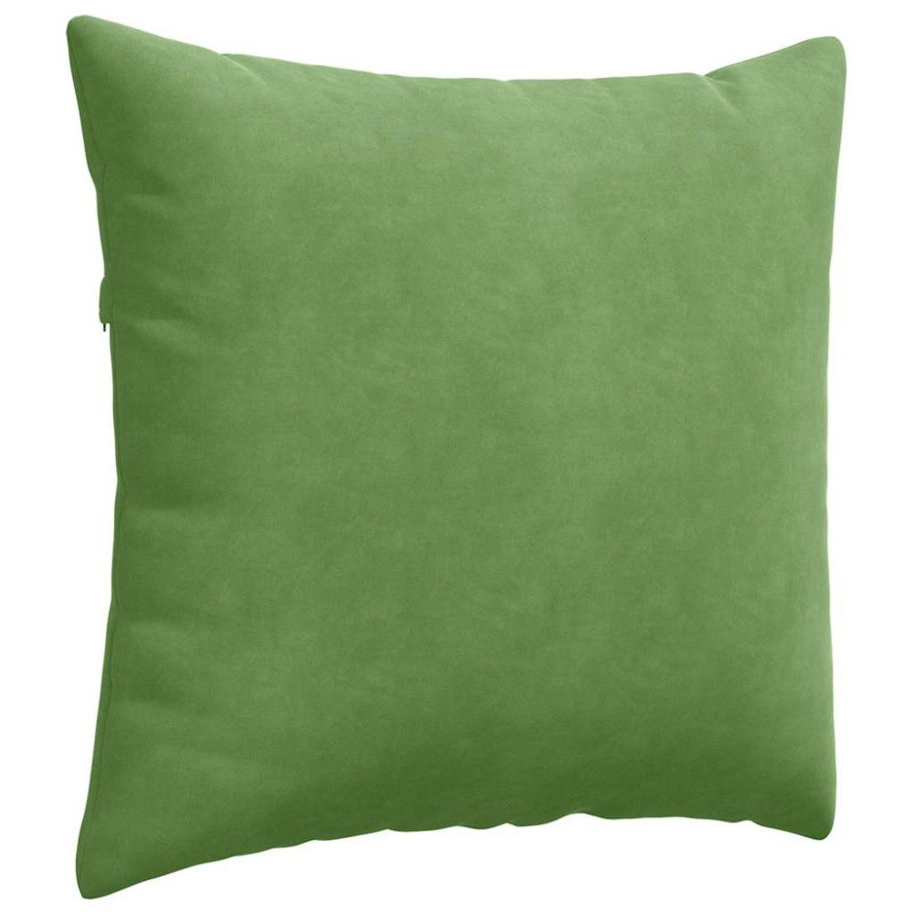 Produktbild för Sofakuddar 2 pcs Ljusgrön 45 x 45 cm Kordread tyg