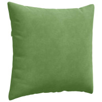 Produktbild för Sofakuddar 2 pcs Ljusgrön 45 x 45 cm Kordread tyg
