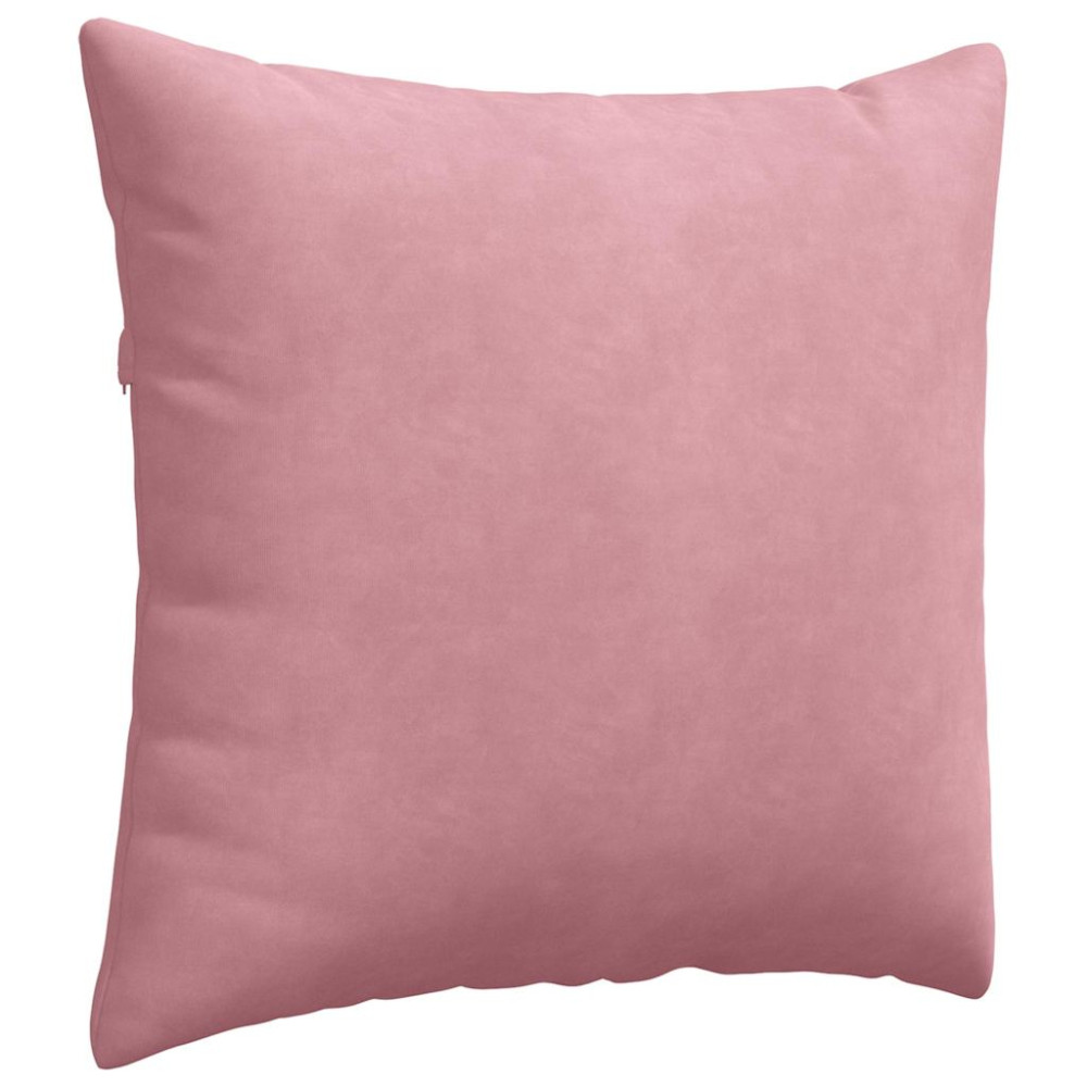 Produktbild för Sofakuddar 2 pcs Rosa 45 x 45 cm Kordread tyg