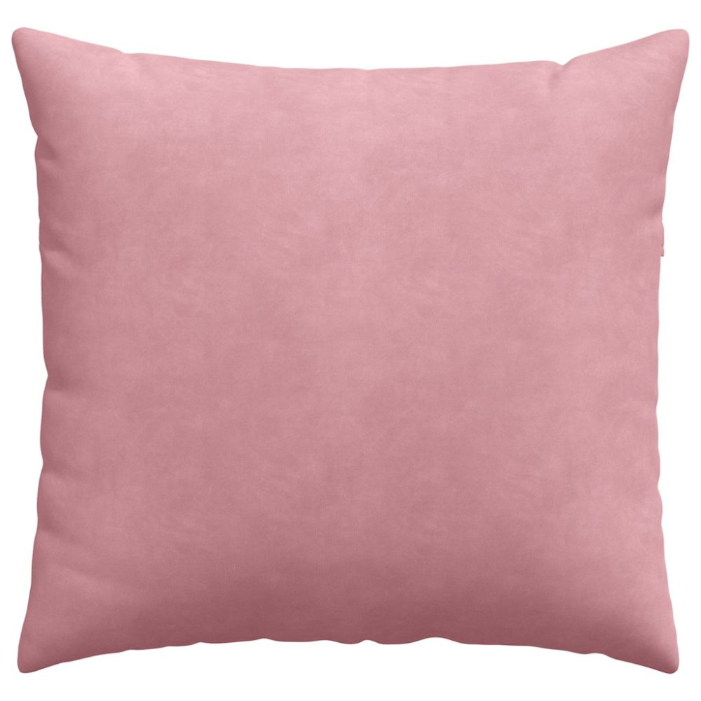 Produktbild för Sofakuddar 2 pcs Rosa 45 x 45 cm Kordread tyg