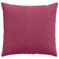 Produktbild för Sofakuddar 2 pcs Vinröd 45 x 45 cm Kordread tyg