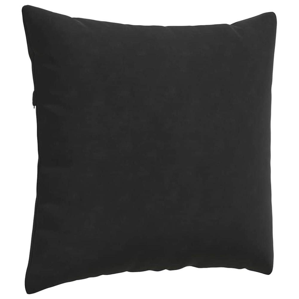 Produktbild för Sofakuddar 2 pcs Svart 45 x 45 cm Kordread tyg